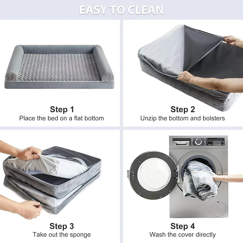 Luxury Dog Cat Bed Mat - Machine Washable All-Season