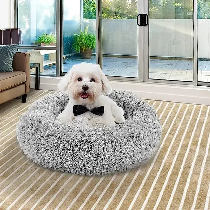 Super Cat Bed - Warm, Soft Plush Nest for Pets