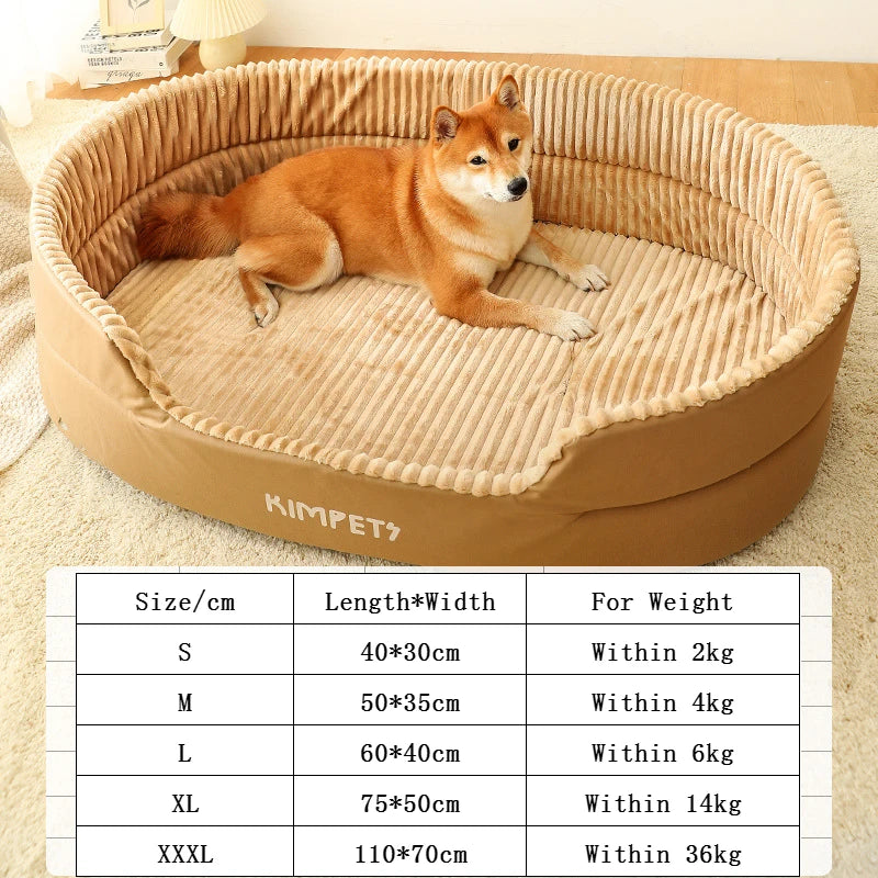 Kimpets Removable Pet Dog Bed Waterproof Plush Mat Sofa