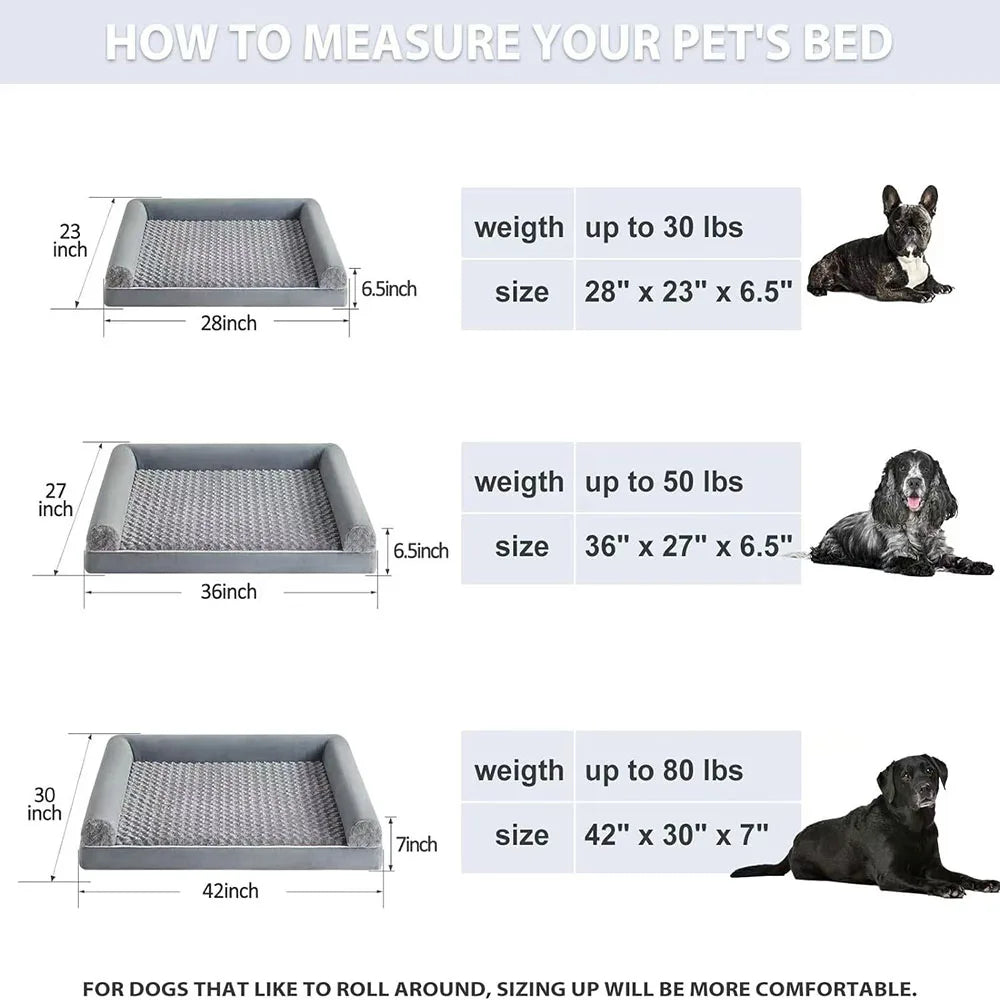 Luxury Dog Cat Bed Mat - Machine Washable All-Season