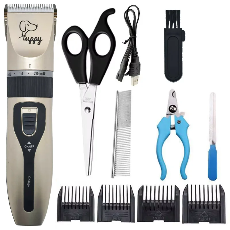 Cordless Dog Clippers - Rechargeable Grooming Trimmer