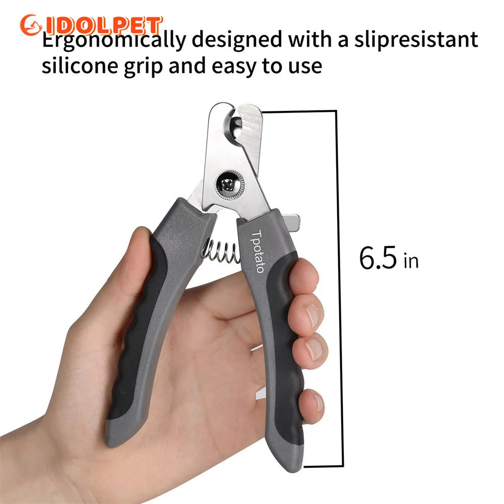 Dog Nail Clipper - Professional Pet Grooming with Safety