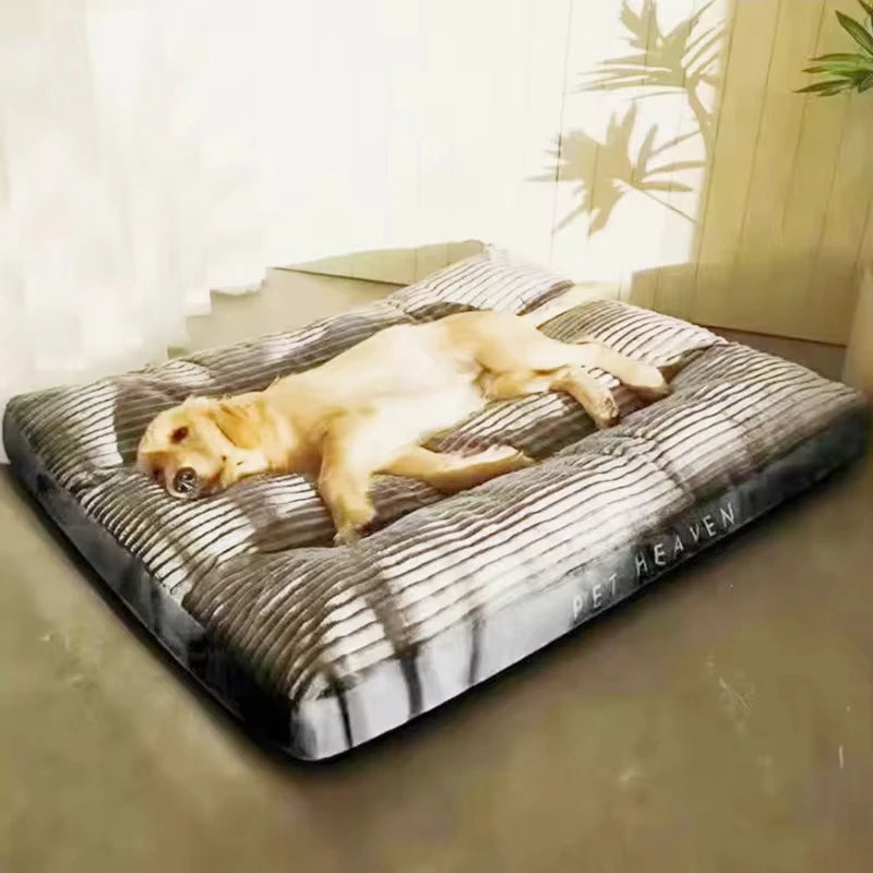 Soft Winter Dog Bed - Warm Corduroy Mat for All Sizes