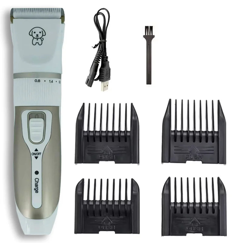 Cordless Dog Clippers - Rechargeable Grooming Trimmer