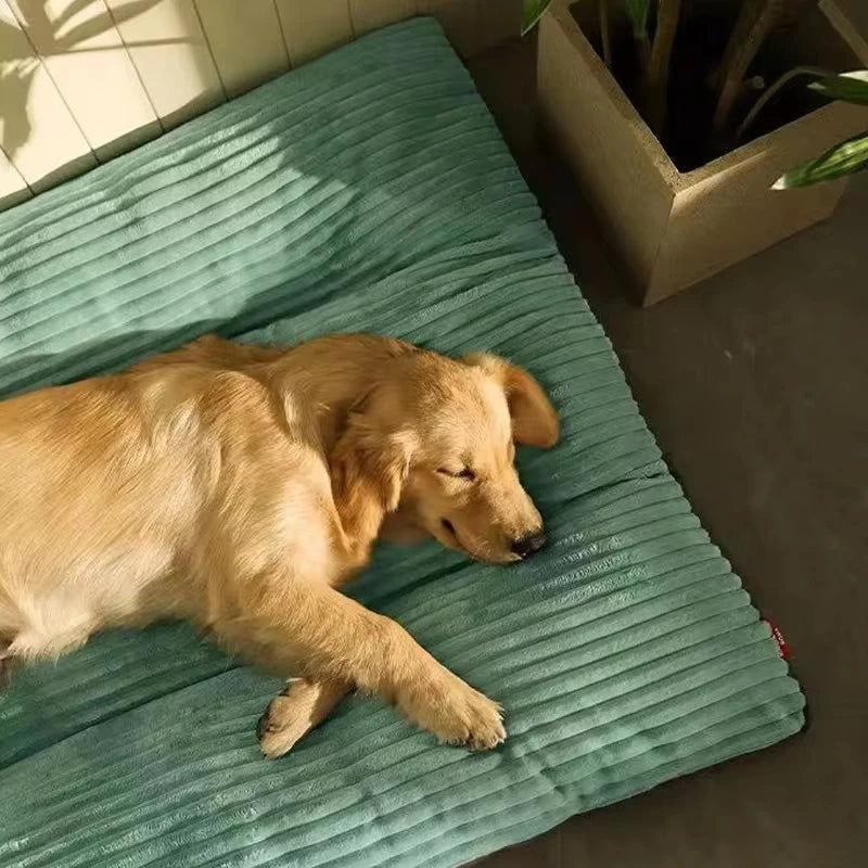 Soft Winter Dog Bed - Warm Corduroy Mat for All Sizes